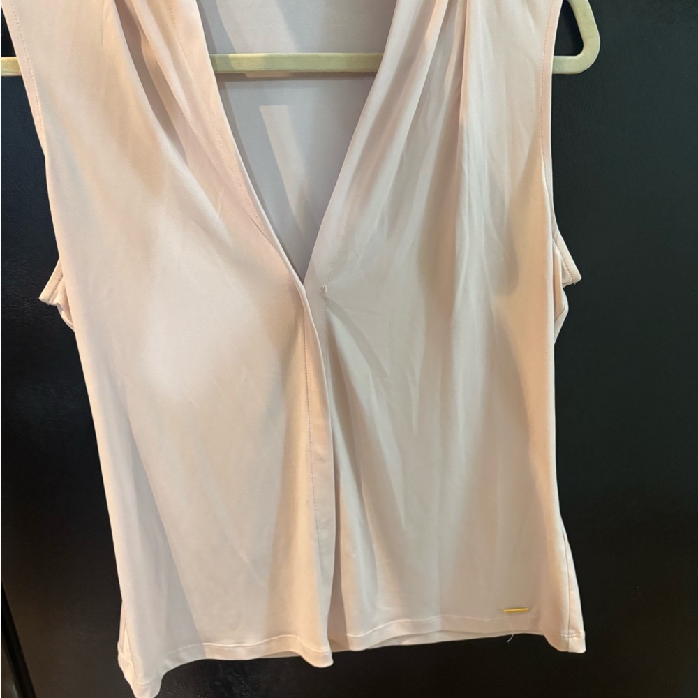 Calvin Klein Soft Pink Sleeveless Top